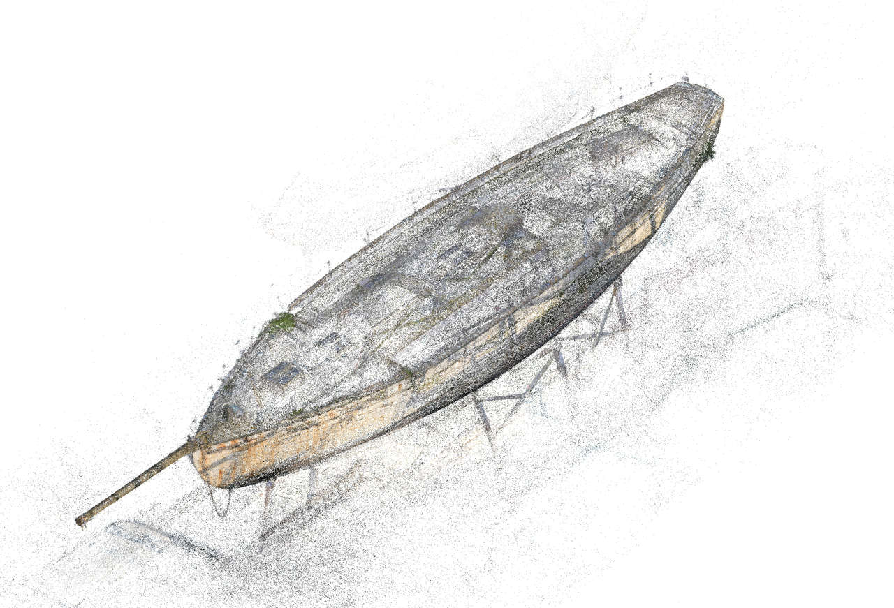 Escapade yatch- point cloud